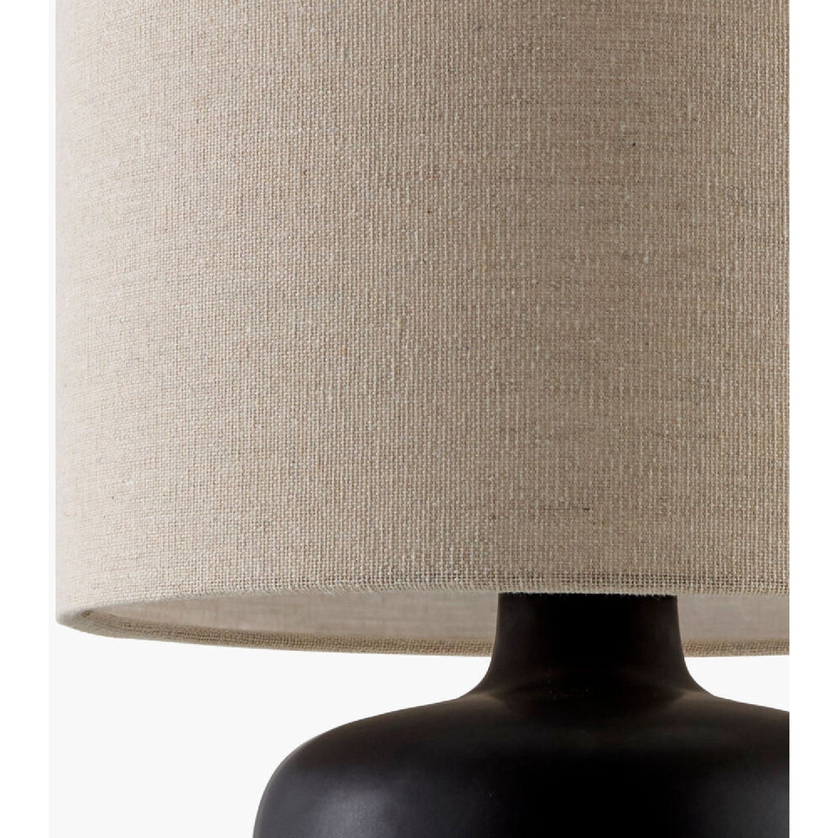 Modern European furniture - Beige Linen Ceramic Table Lamp S - www.oroa.com