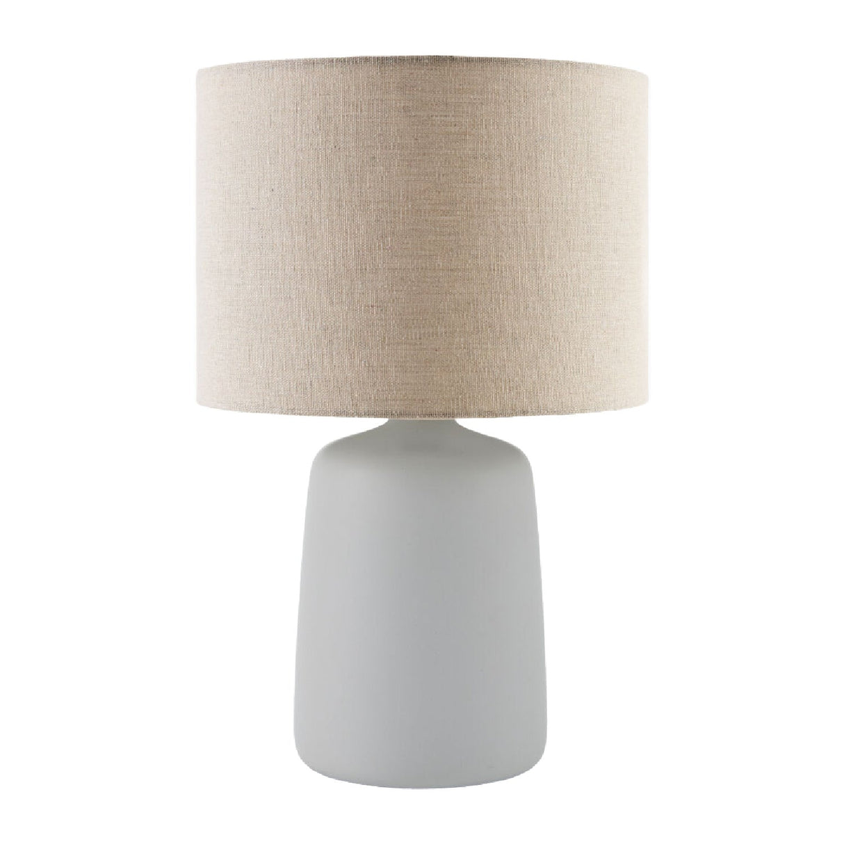 Modern European furniture - Beige Linen Ceramic Table Lamp L - www.oroa.com