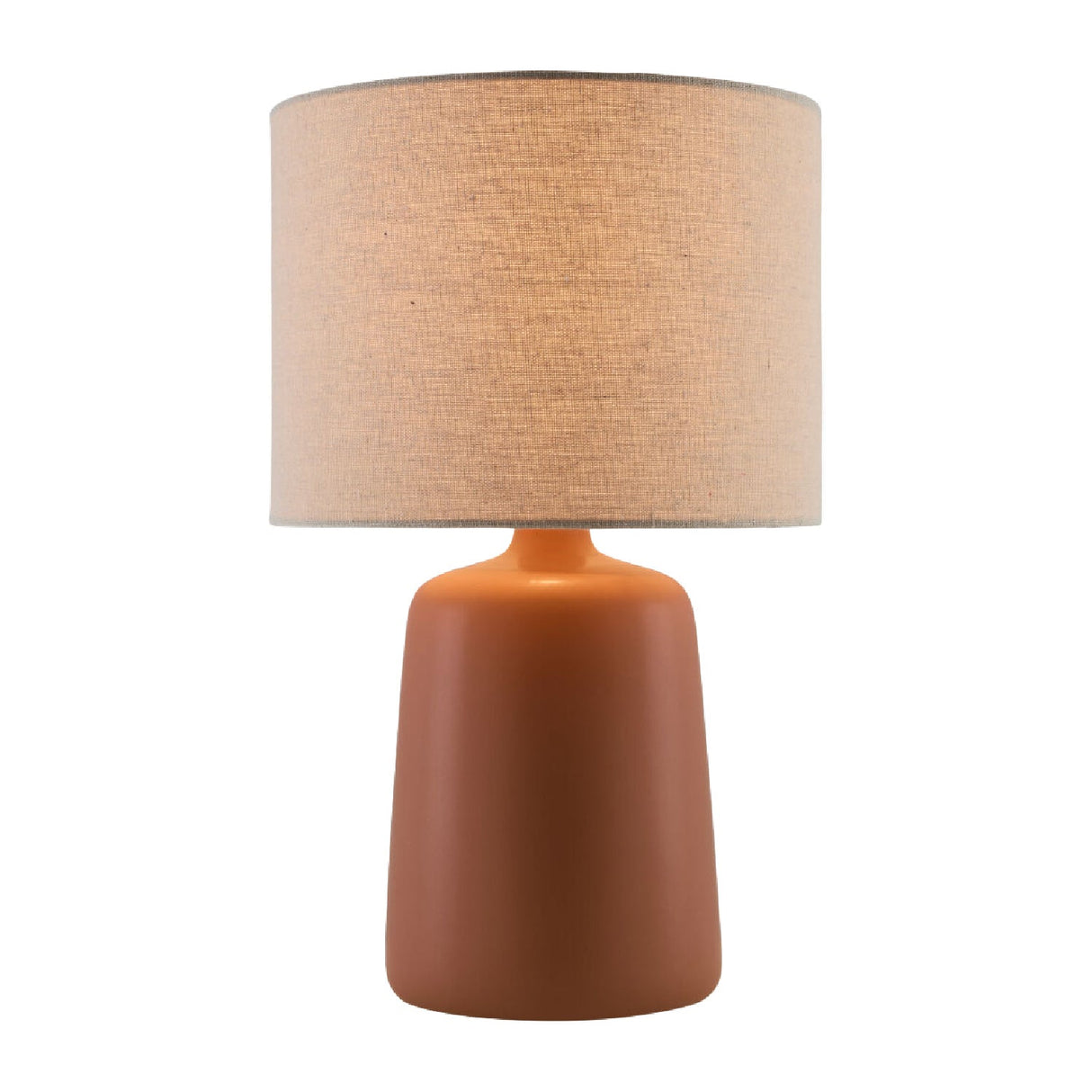 Modern European furniture - Beige Linen Ceramic Table Lamp L - www.oroa.com