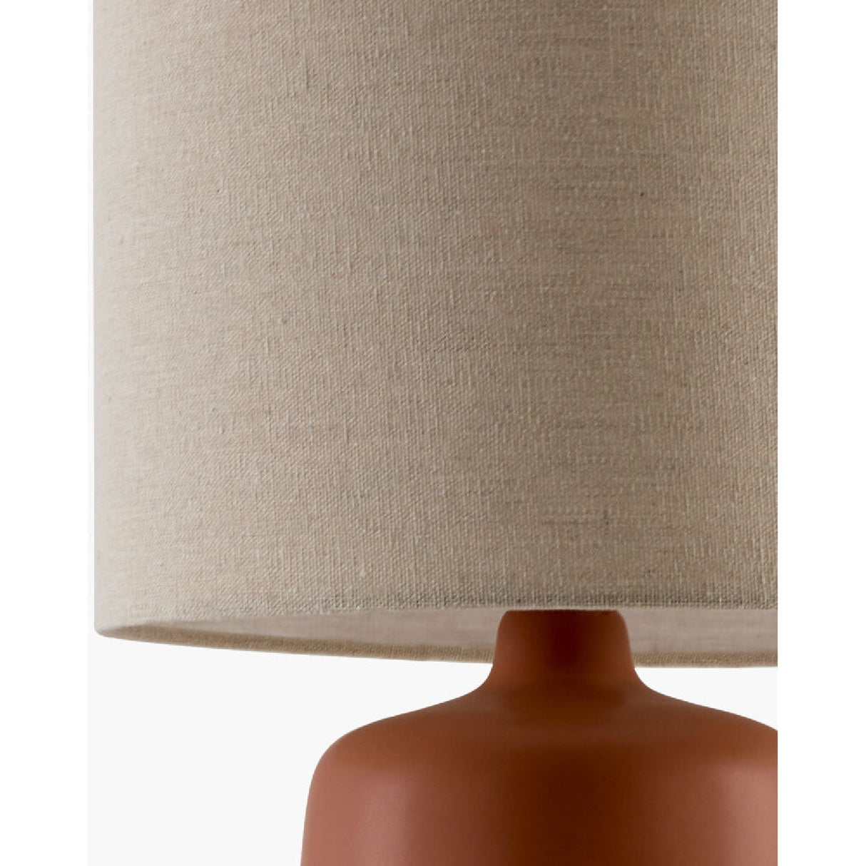 Modern European furniture - Beige Linen Ceramic Table Lamp L - www.oroa.com