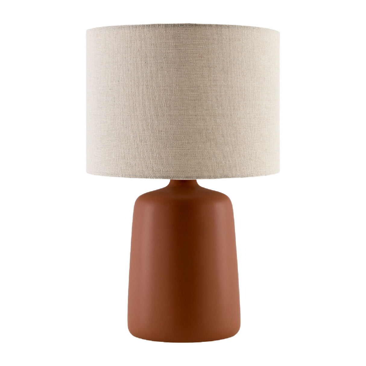 Modern European furniture - Beige Linen Ceramic Table Lamp L - www.oroa.com