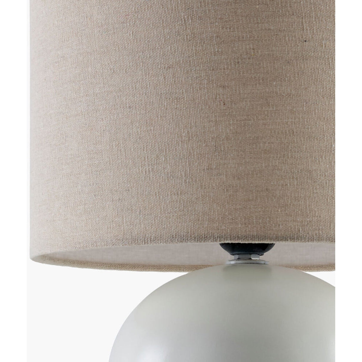 Modern European furniture - Rounded Ceramic Linen Table Lamp - www.oroa.com