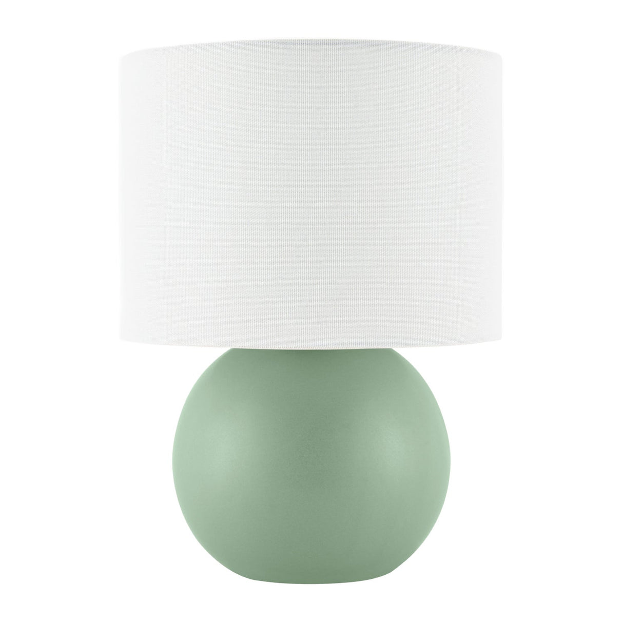 Modern European furniture - Round Glazed Ceramic Table Lamp - www.oroa.com