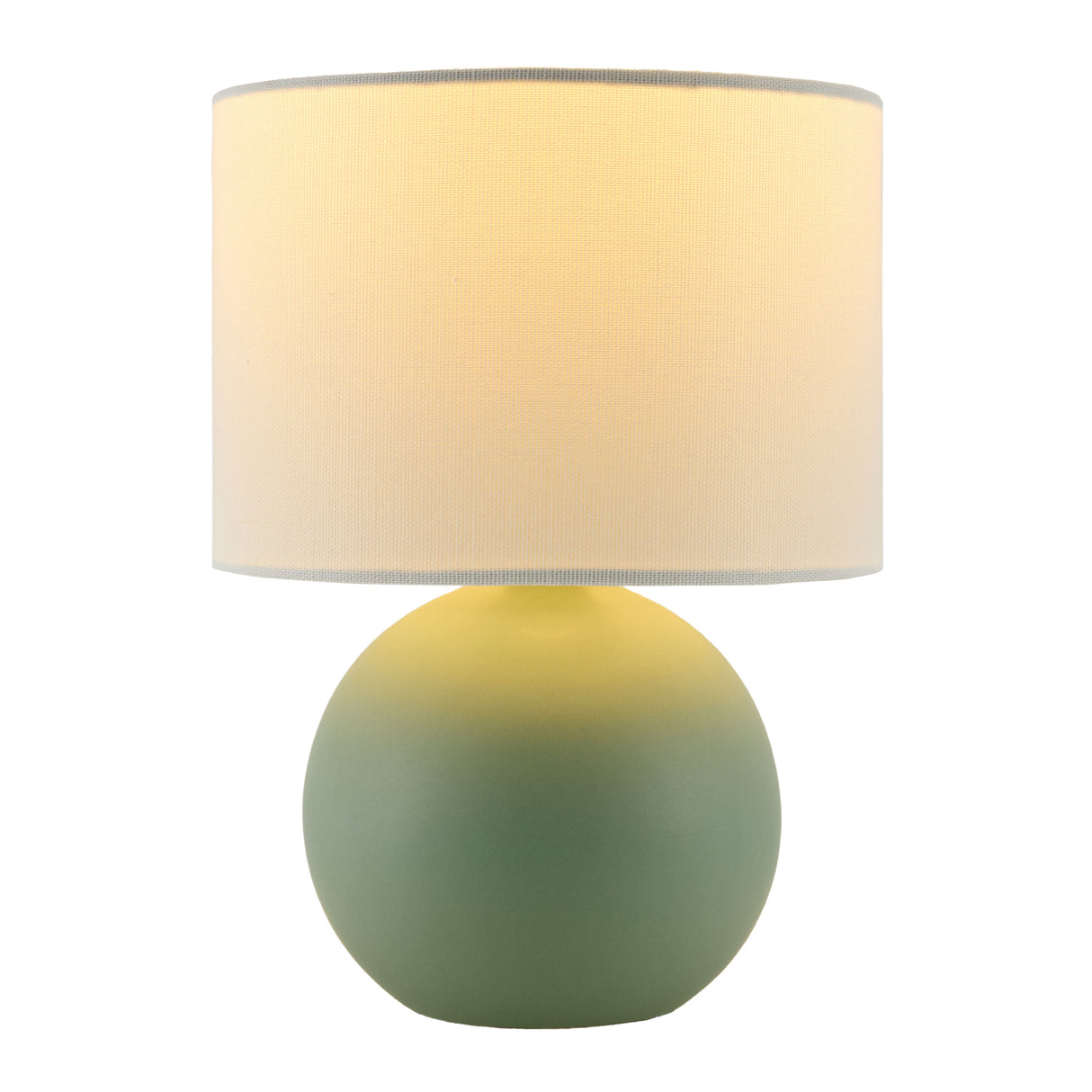 Modern European furniture - Round Glazed Ceramic Table Lamp - www.oroa.com