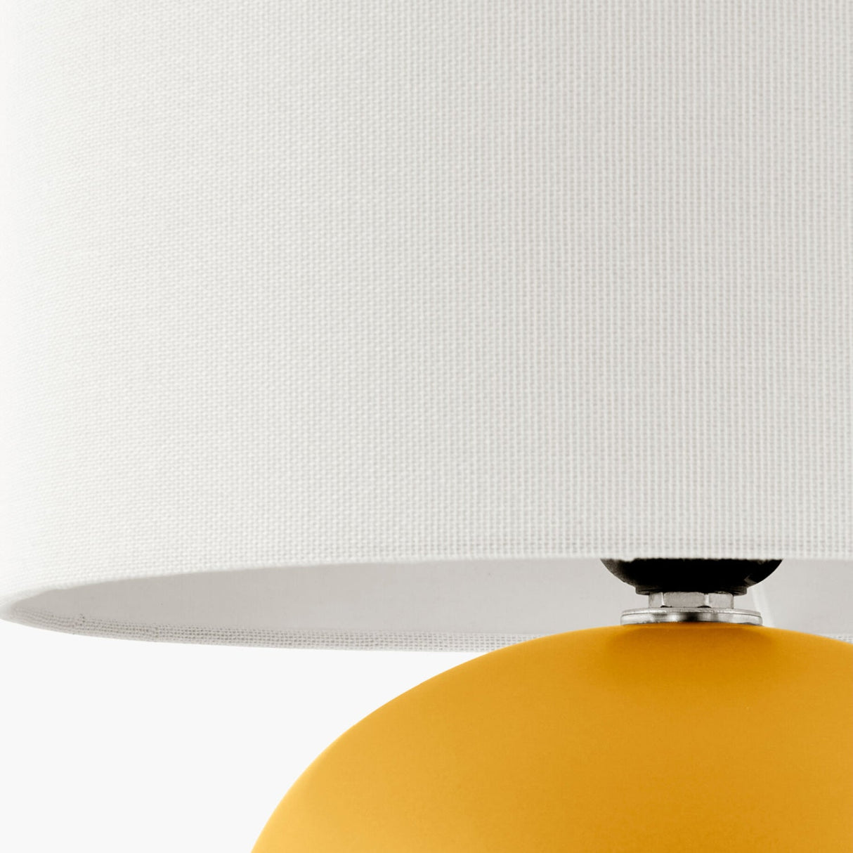 Modern European furniture - Round Glazed Ceramic Table Lamp - www.oroa.com