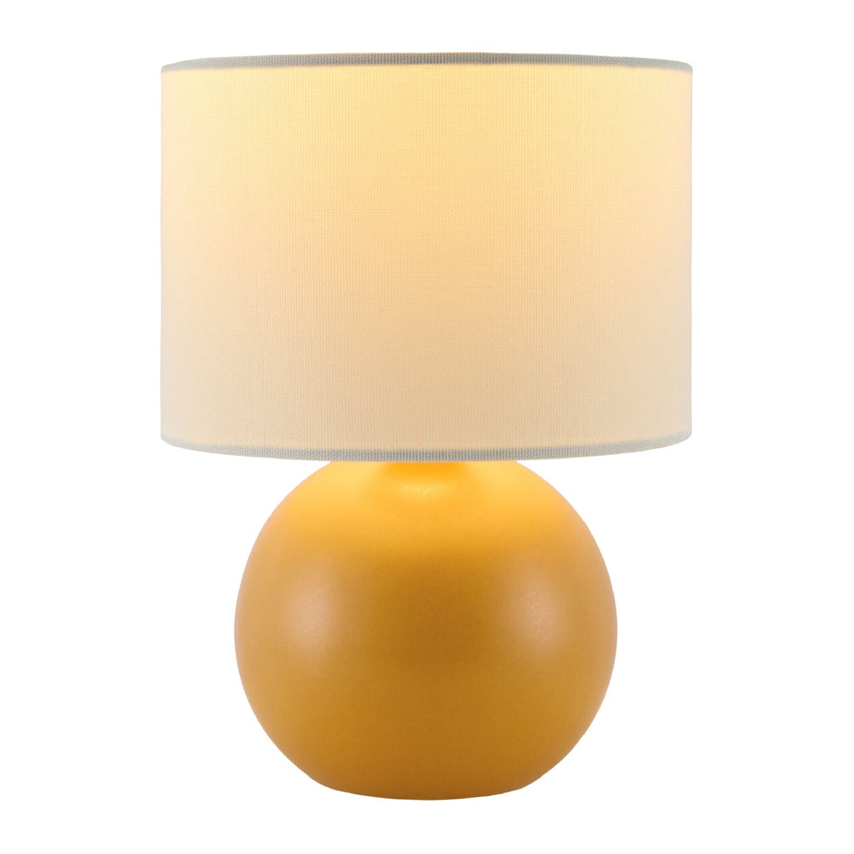 Modern European furniture - Round Glazed Ceramic Table Lamp - www.oroa.com