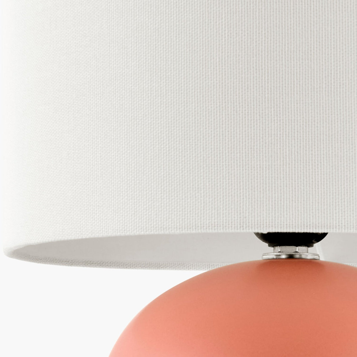 Modern European furniture - Round Glazed Ceramic Table Lamp - www.oroa.com