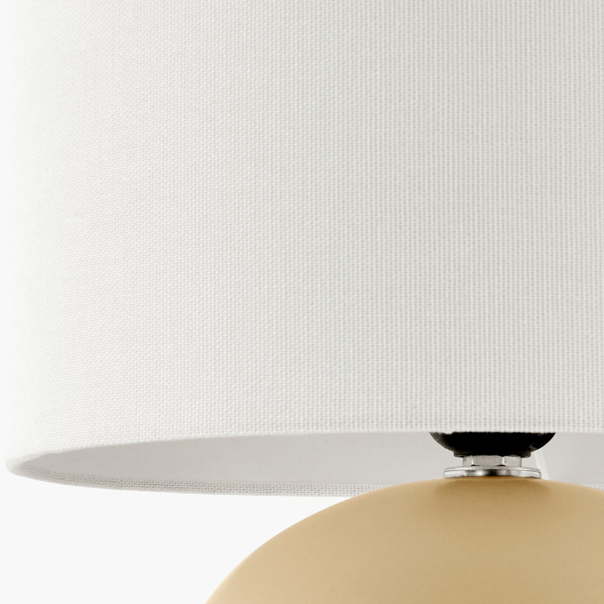 Modern European furniture - Round Glazed Ceramic Table Lamp - www.oroa.com