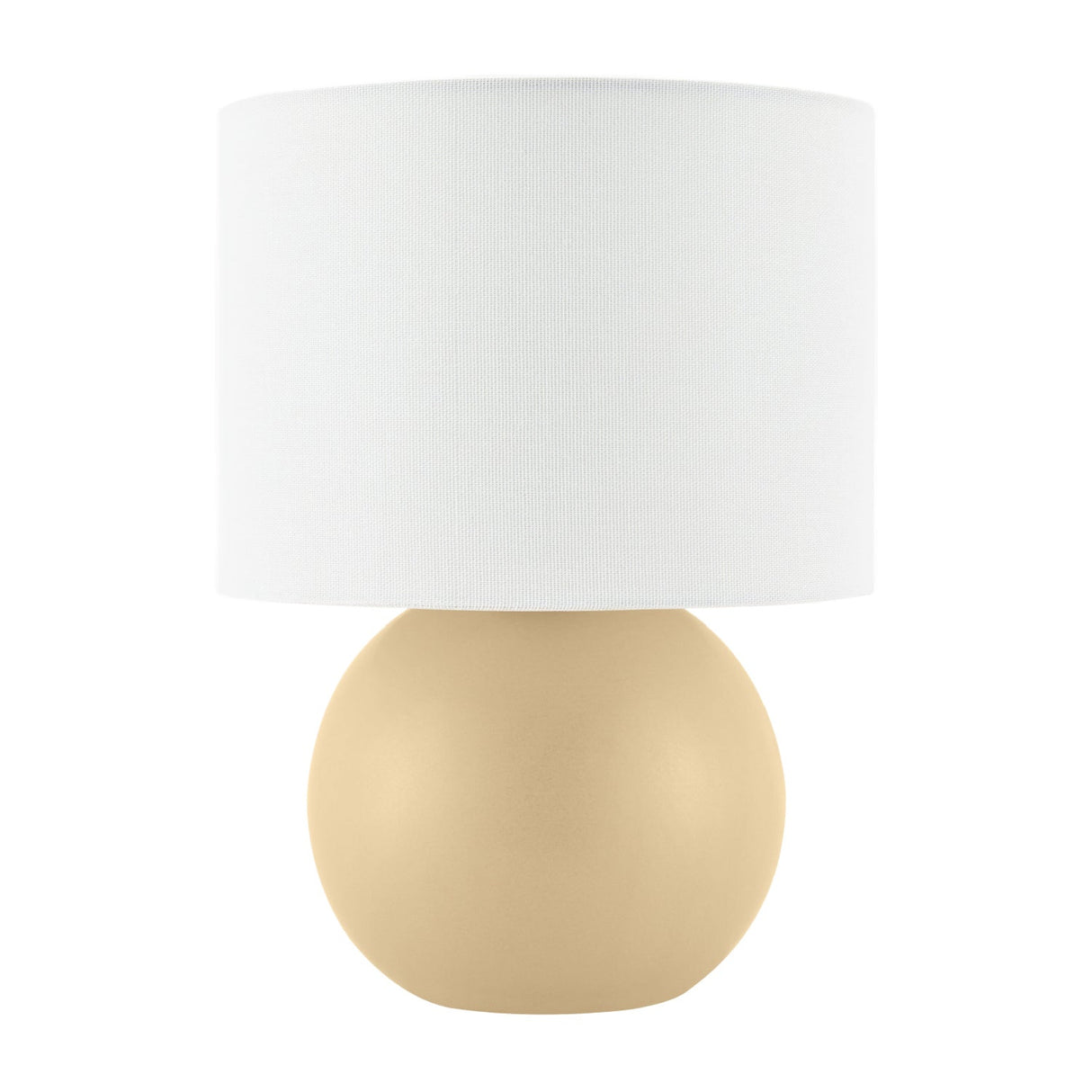 Modern European furniture - Round Glazed Ceramic Table Lamp - www.oroa.com