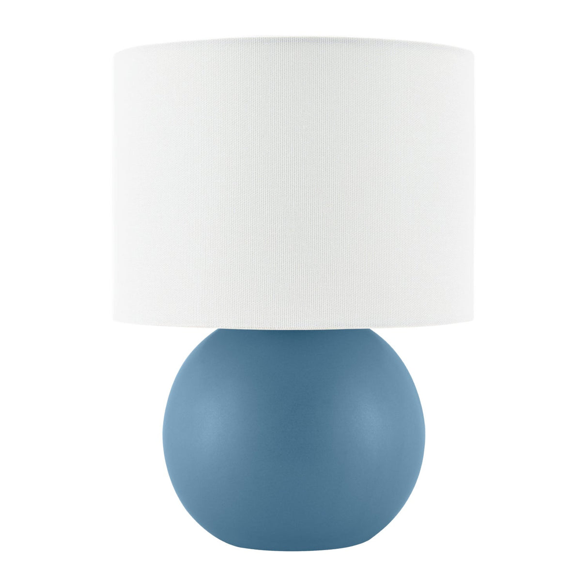 Modern European furniture - Round Glazed Ceramic Table Lamp - www.oroa.com