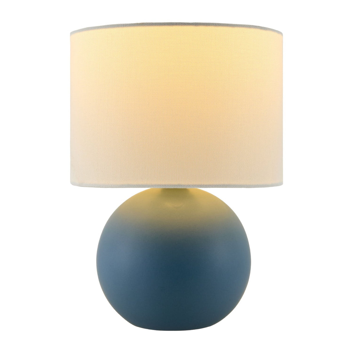 Modern European furniture - Round Glazed Ceramic Table Lamp - www.oroa.com