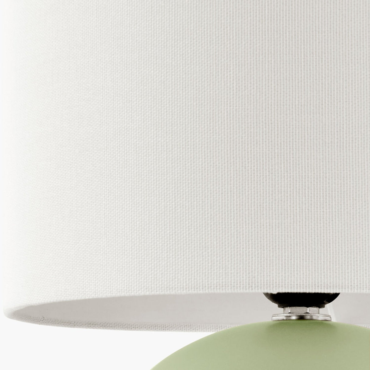 Modern European furniture - Round Glazed Ceramic Table Lamp - www.oroa.com