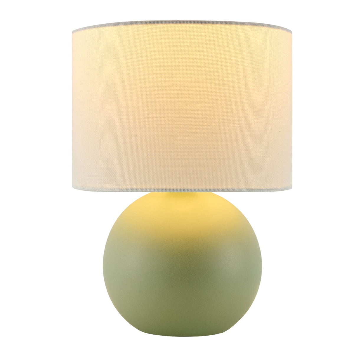 Modern European furniture - Round Glazed Ceramic Table Lamp - www.oroa.com