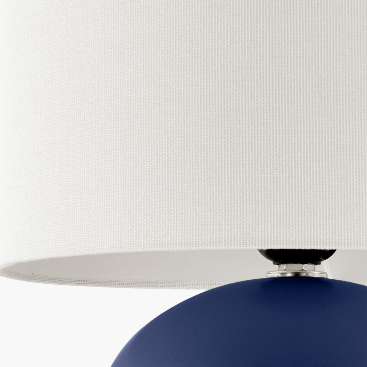 Modern European furniture - Round Glazed Ceramic Table Lamp - www.oroa.com