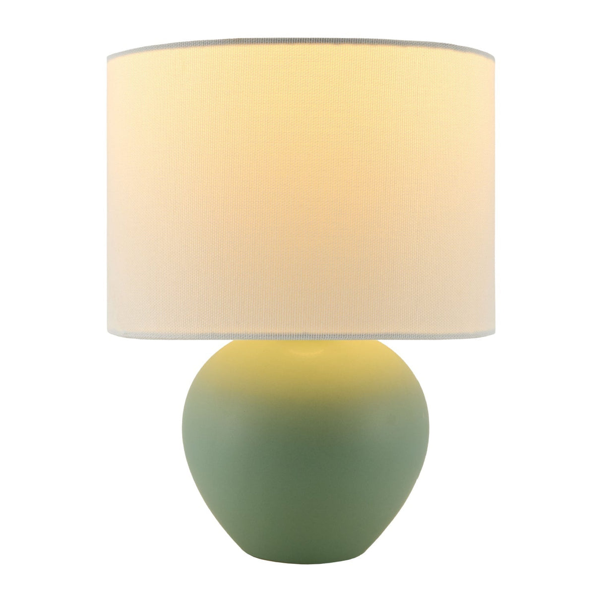 Modern European furniture - White Linen Ceramic Table Lamp - www.oroa.com