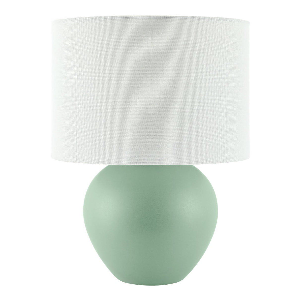Modern European furniture - White Linen Ceramic Table Lamp - www.oroa.com