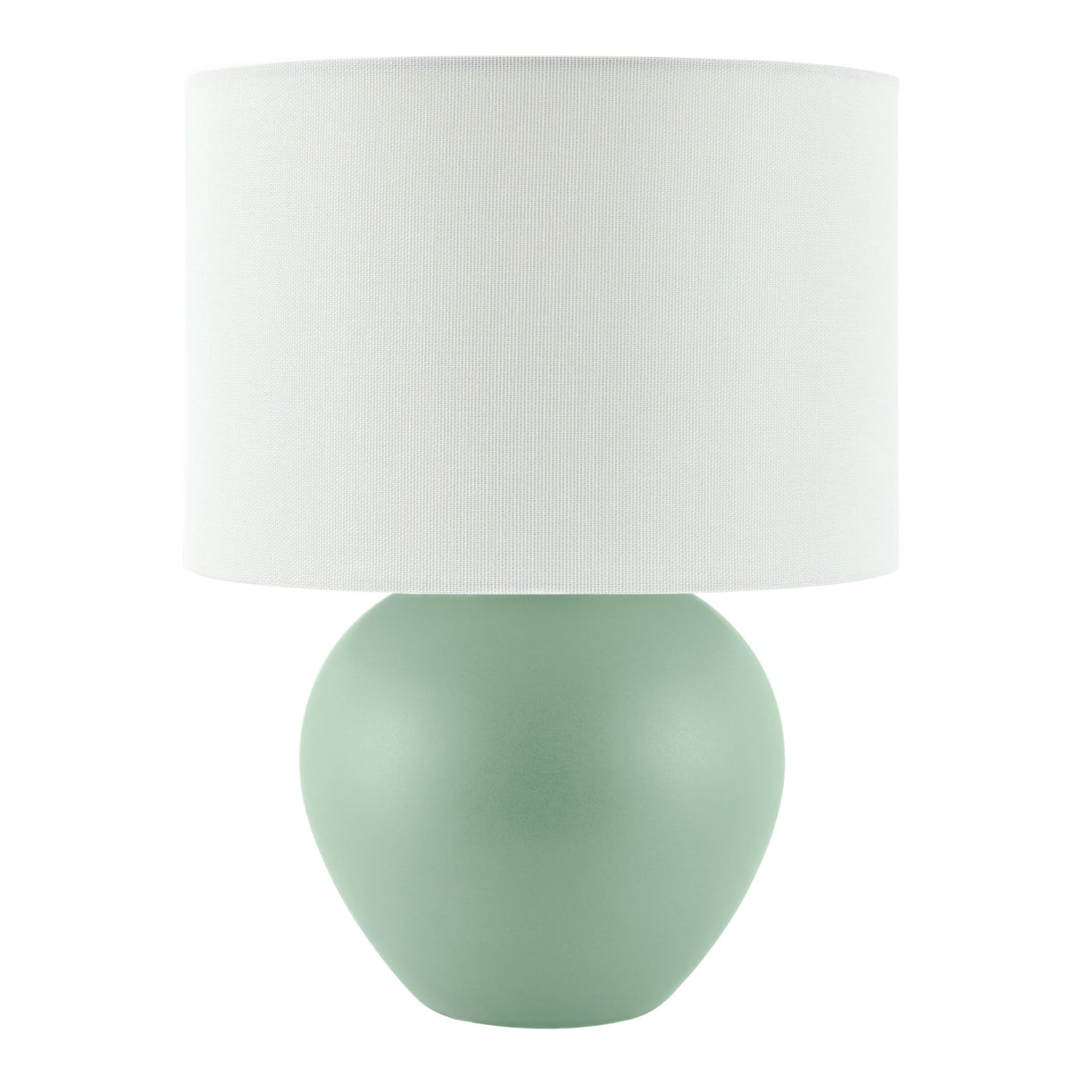 Modern European furniture - White Linen Ceramic Table Lamp - www.oroa.com