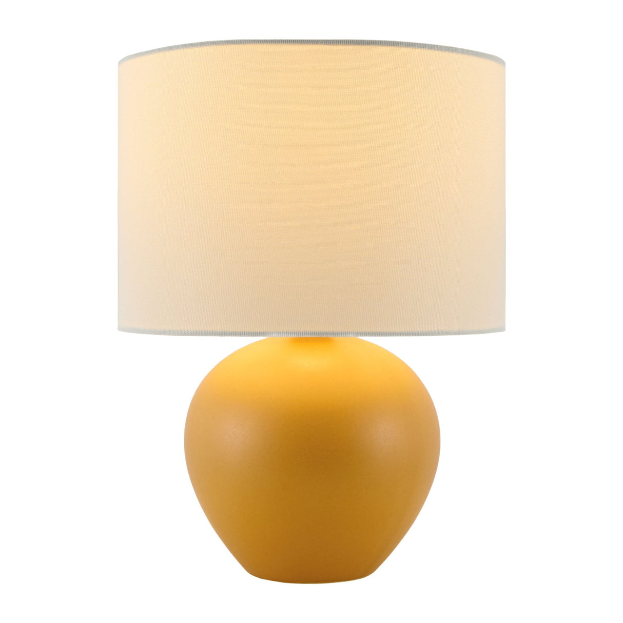 Modern European furniture - White Linen Ceramic Table Lamp - www.oroa.com