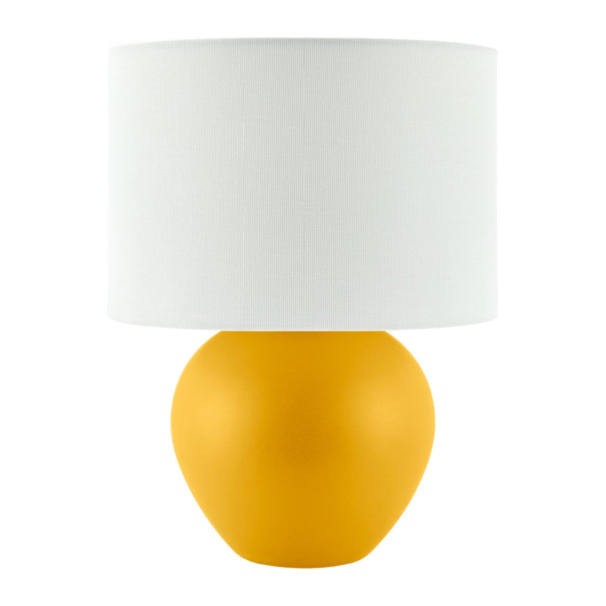 Modern European furniture - White Linen Ceramic Table Lamp - www.oroa.com