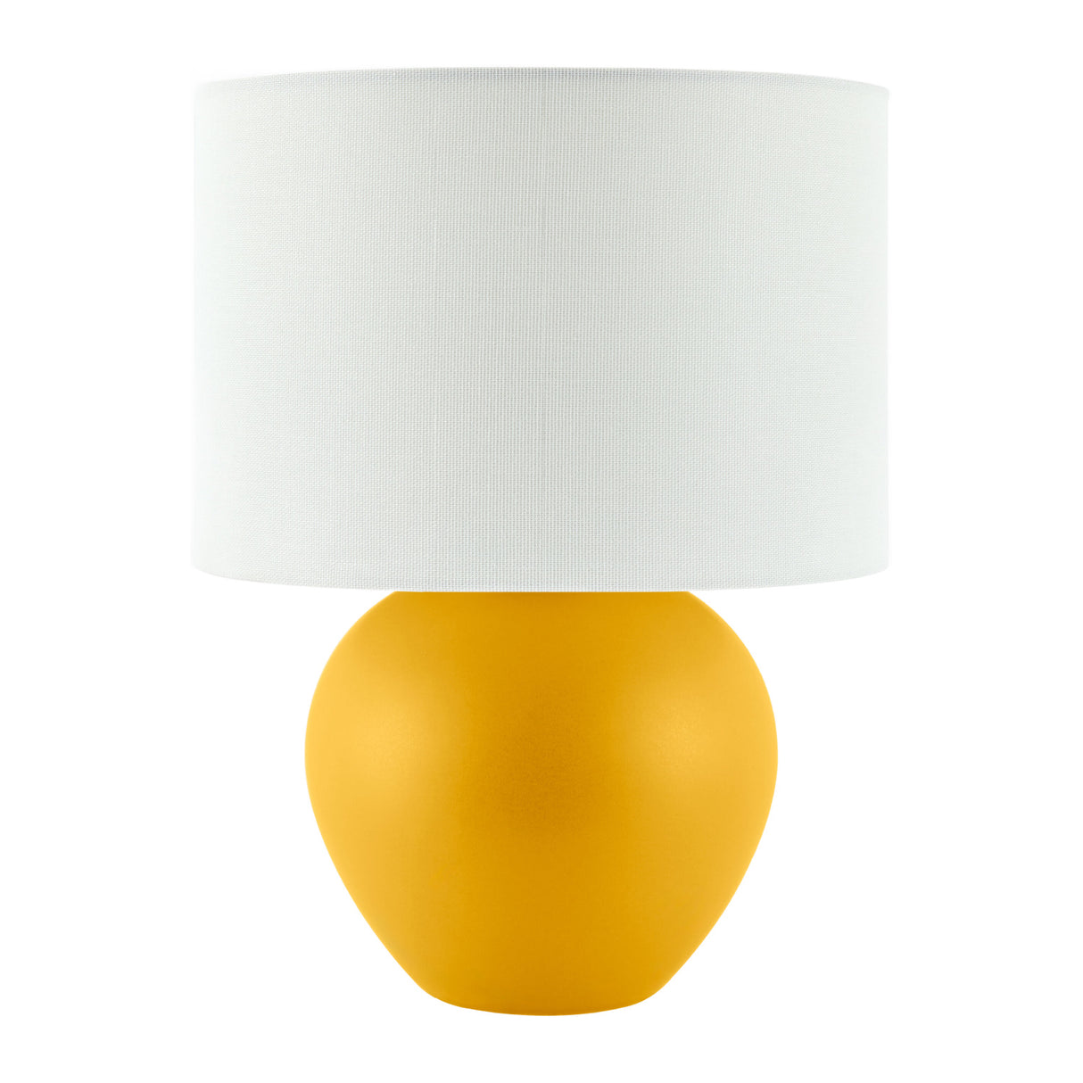 Modern European furniture - White Linen Ceramic Table Lamp - www.oroa.com