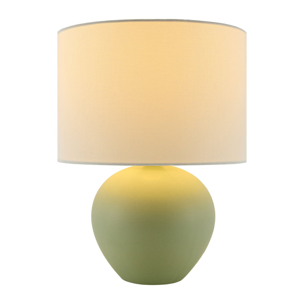 Modern European furniture - White Linen Ceramic Table Lamp - www.oroa.com