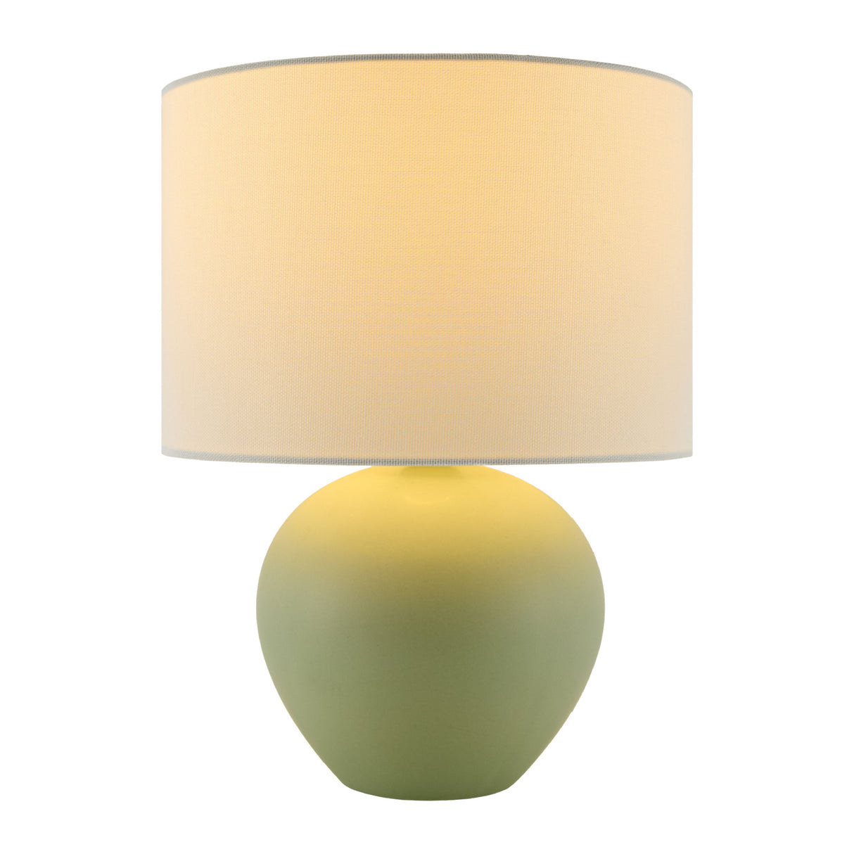 White Linen Ceramic Table Lamp | Oroa.com