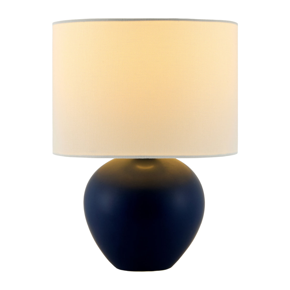 Modern European furniture - White Linen Ceramic Table Lamp - www.oroa.com