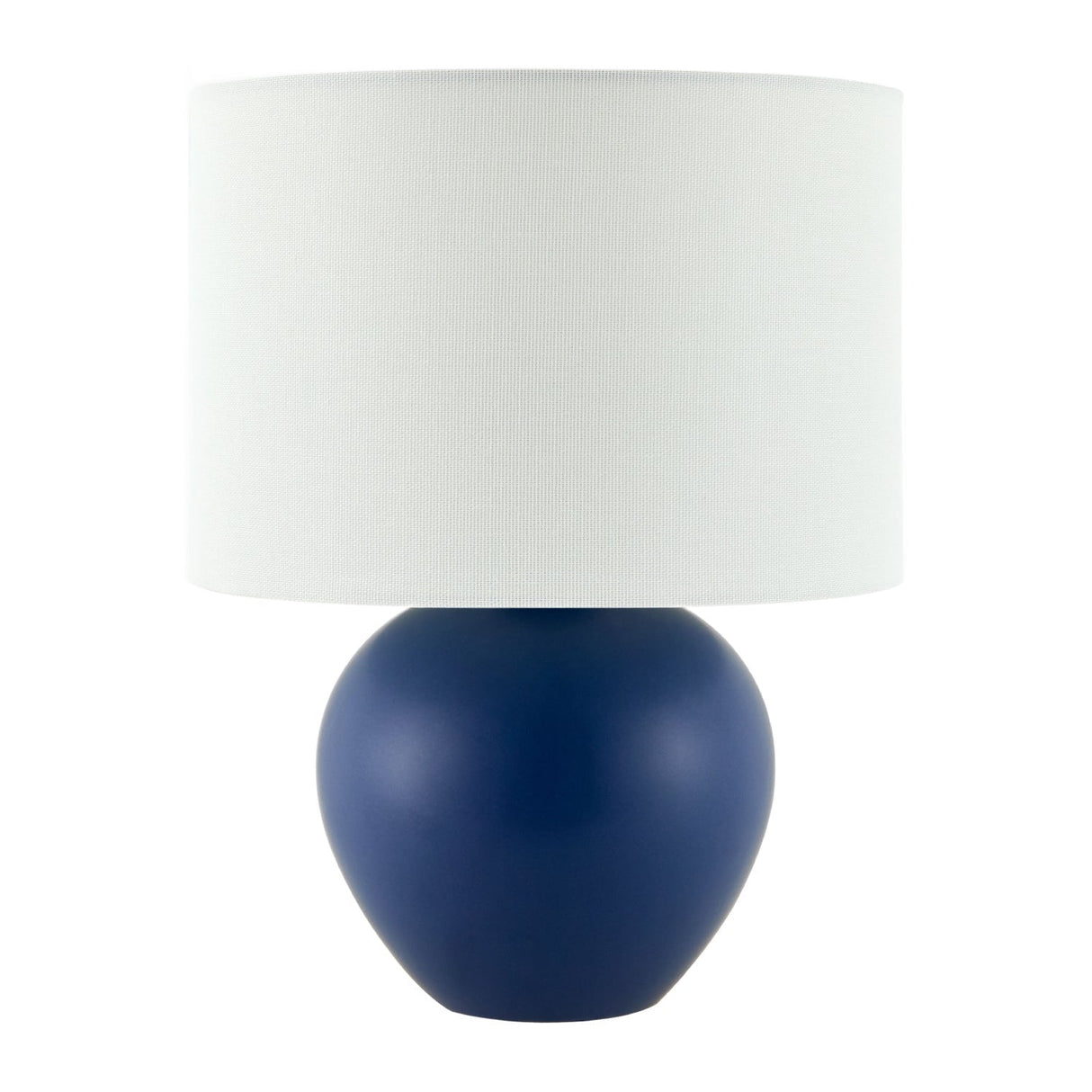 Modern European furniture - White Linen Ceramic Table Lamp - www.oroa.com