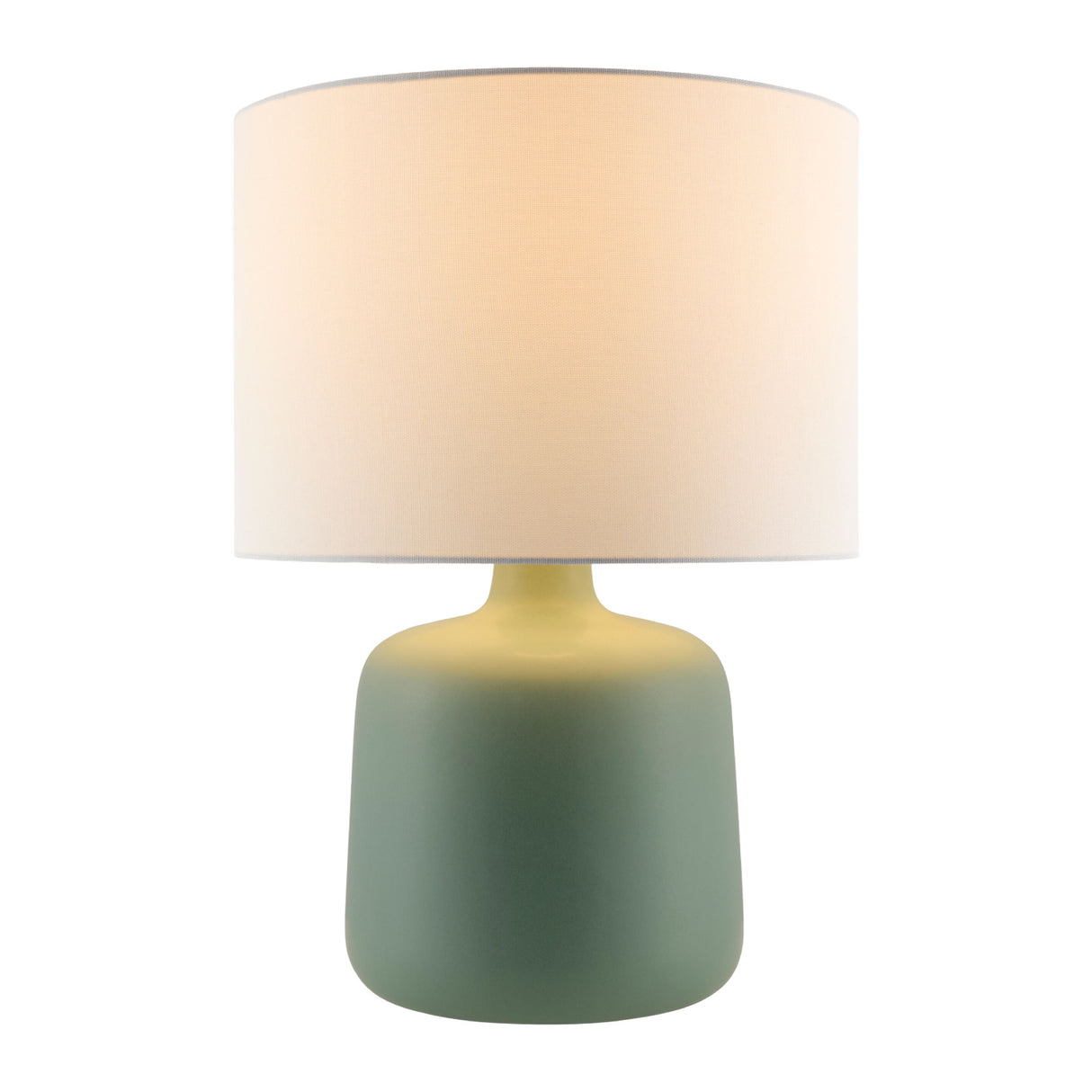Modern European furniture - White Jute Ceramic Table Lamp - www.oroa.com