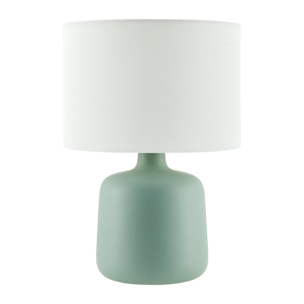 Modern European furniture - White Jute Ceramic Table Lamp - www.oroa.com