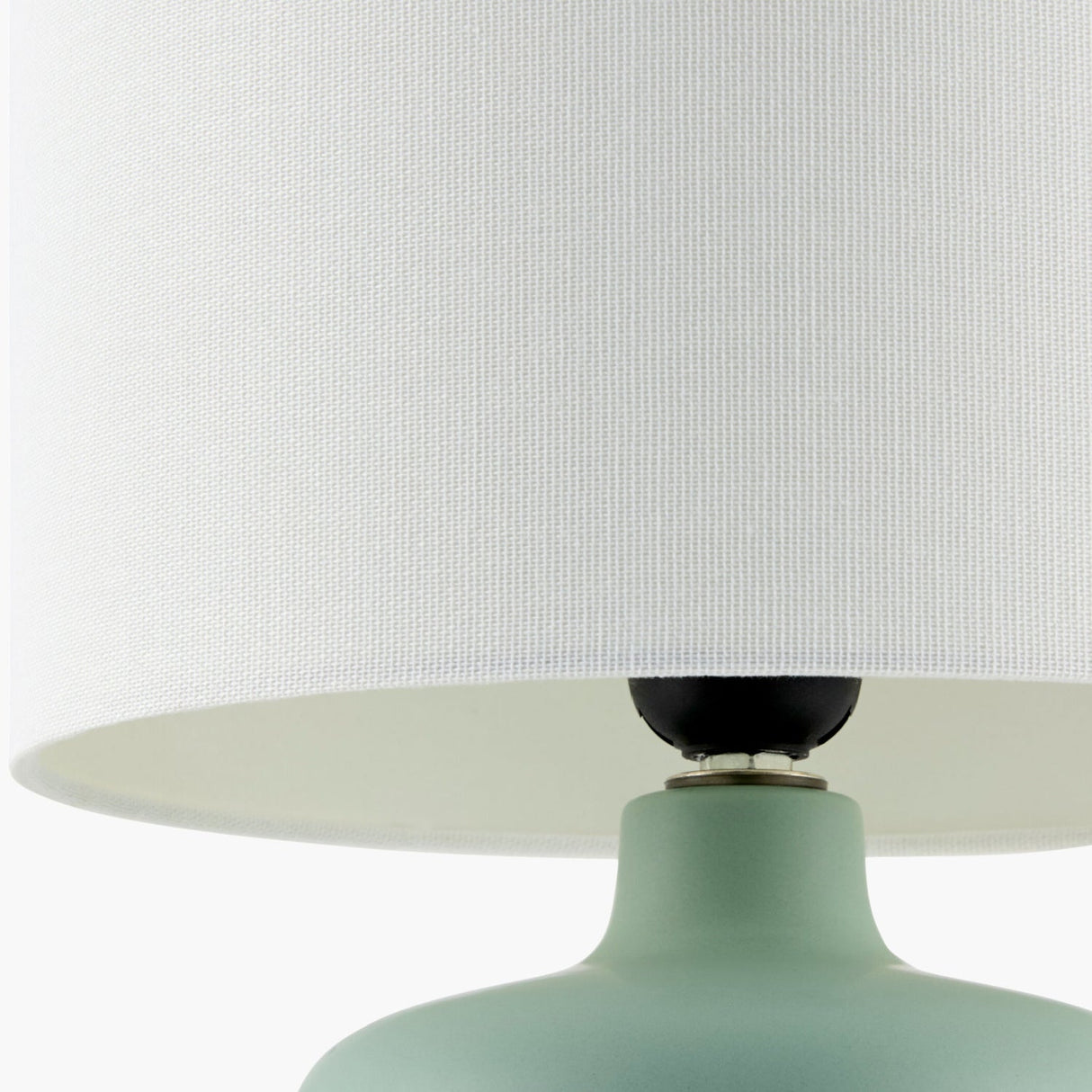 Modern European furniture - White Jute Ceramic Table Lamp - www.oroa.com