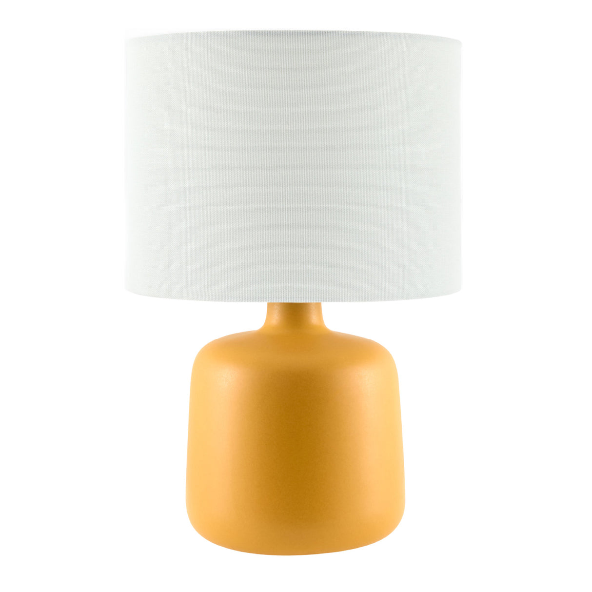 White Jute Ceramic Table Lamp | Oroa.com