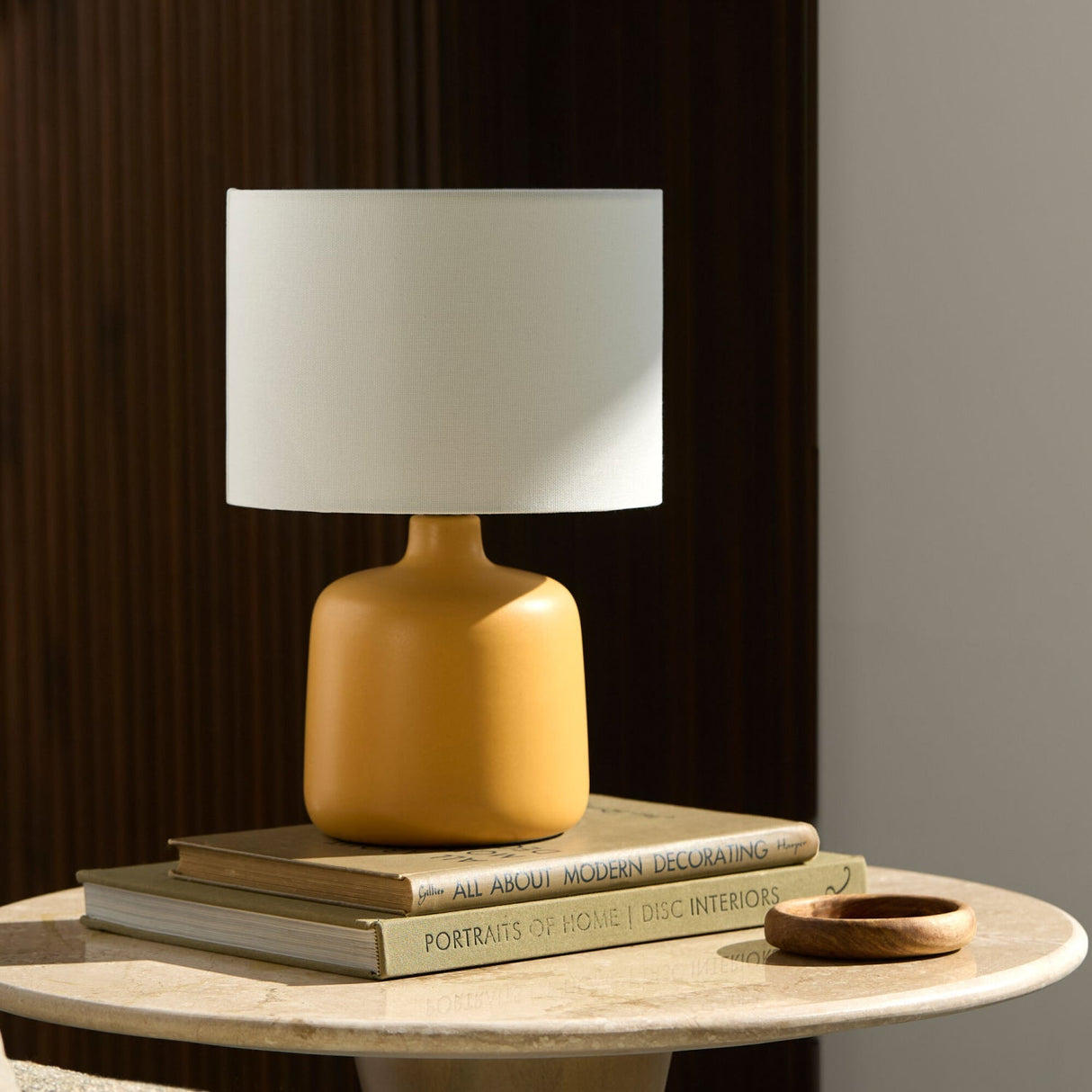 Modern European furniture - White Jute Ceramic Table Lamp - www.oroa.com