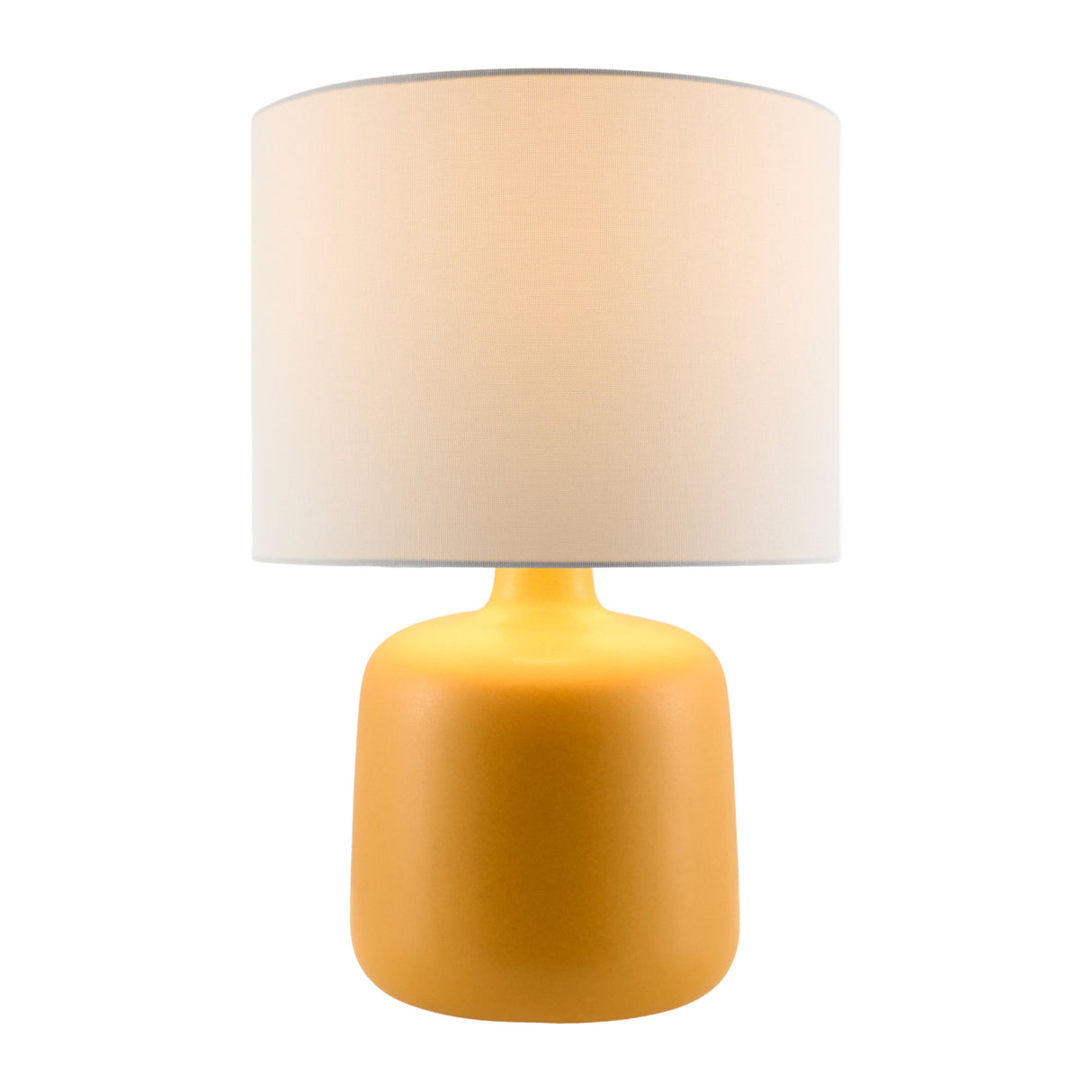 White Jute Ceramic Table Lamp | Oroa.com