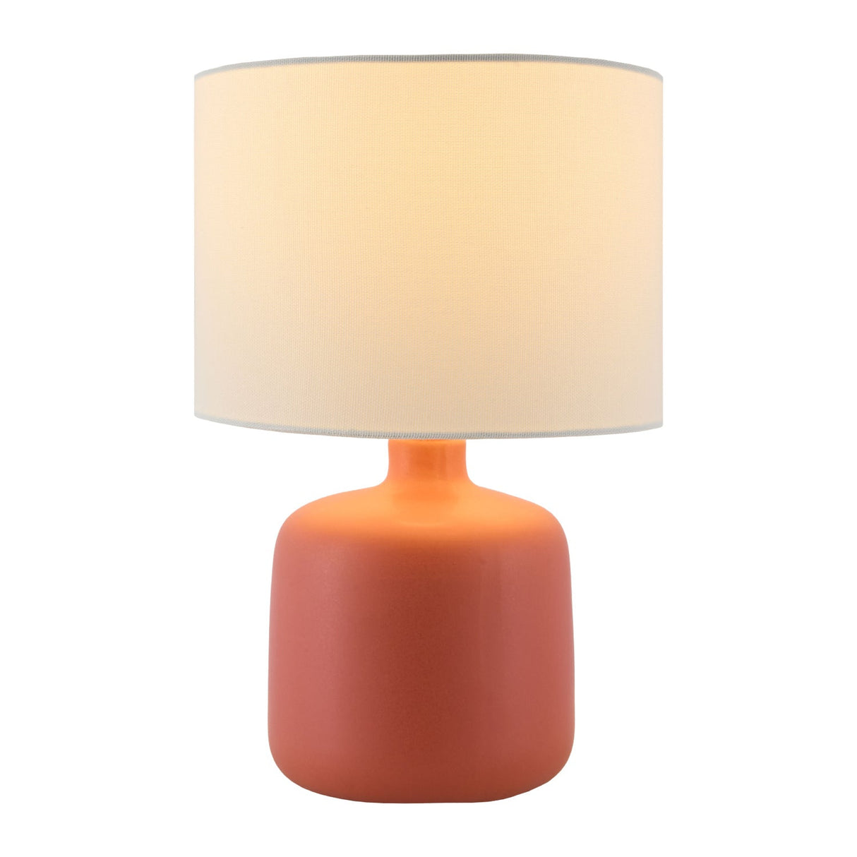 Modern European furniture - White Jute Ceramic Table Lamp - www.oroa.com