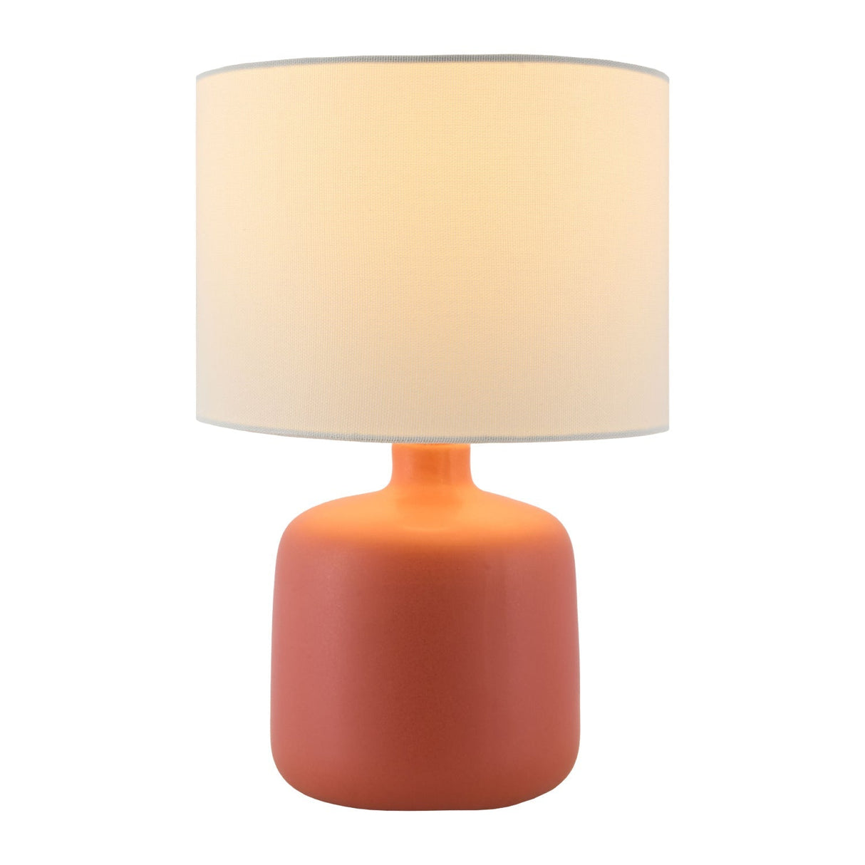 Modern European furniture - White Jute Ceramic Table Lamp - www.oroa.com