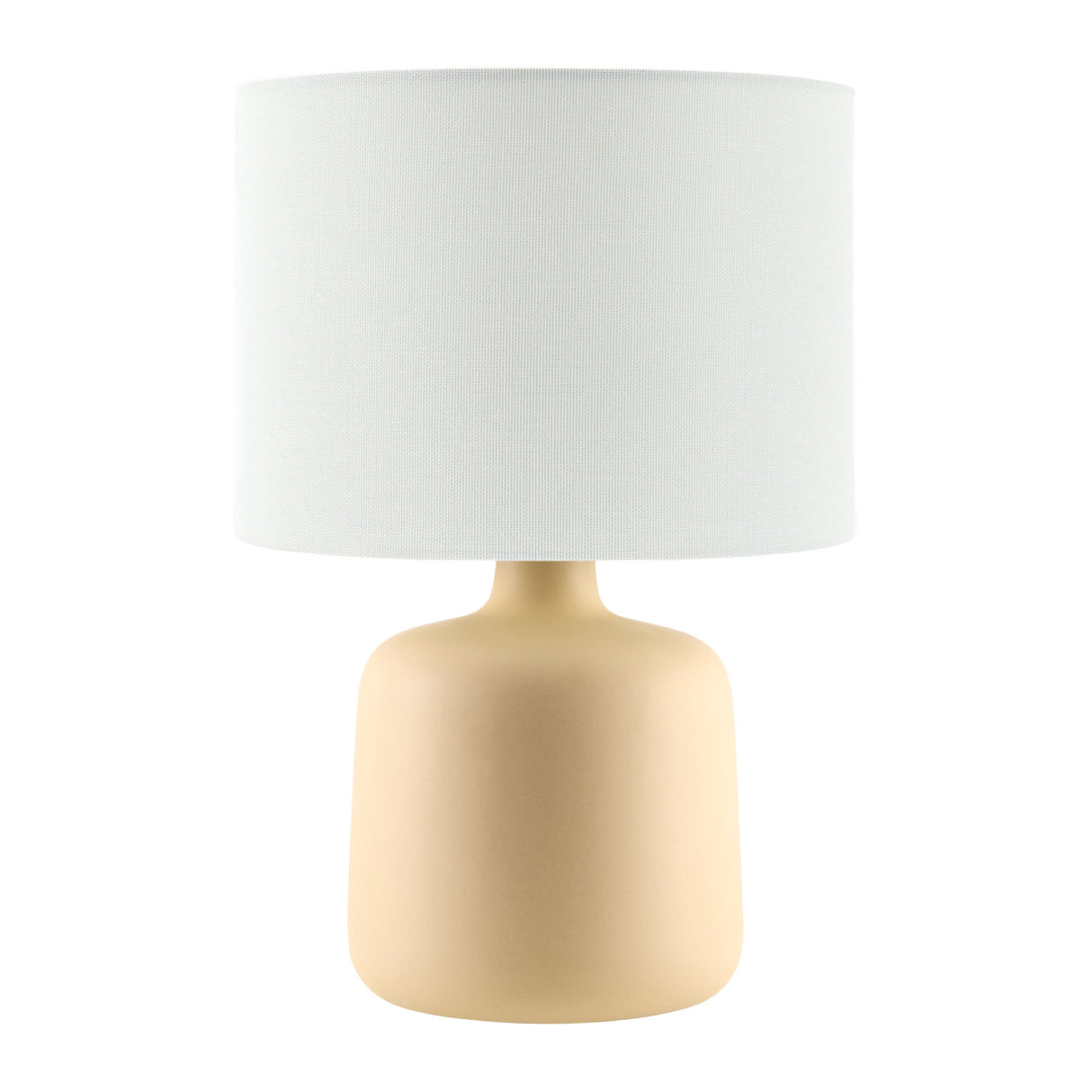 White Jute Ceramic Table Lamp | Oroa.com
