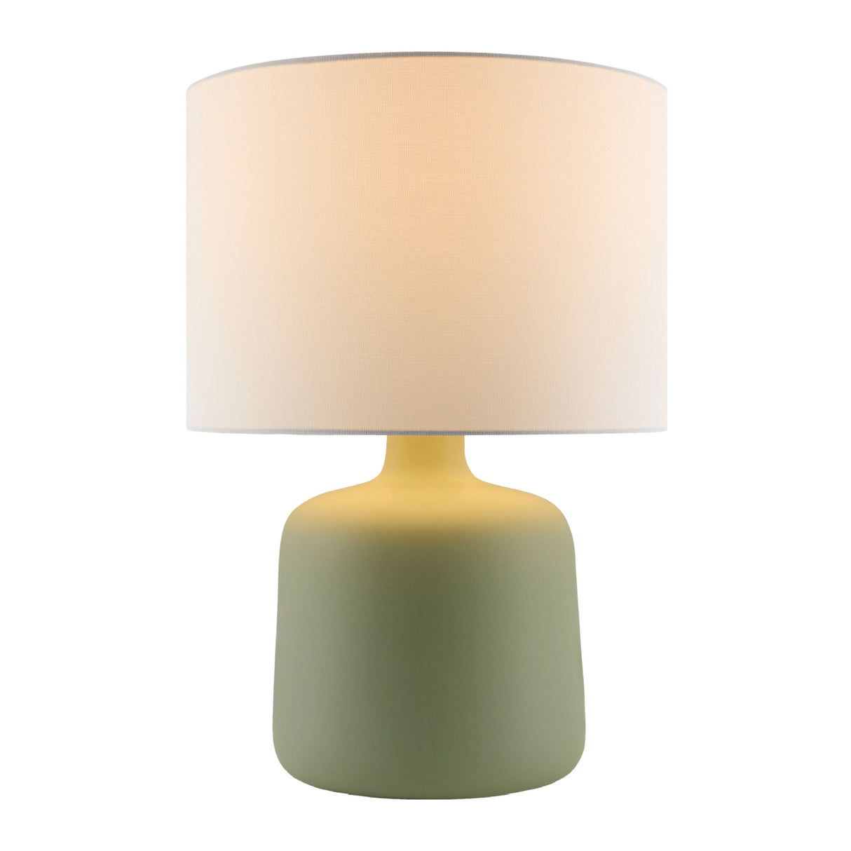 White Jute Ceramic Table Lamp | Oroa.com