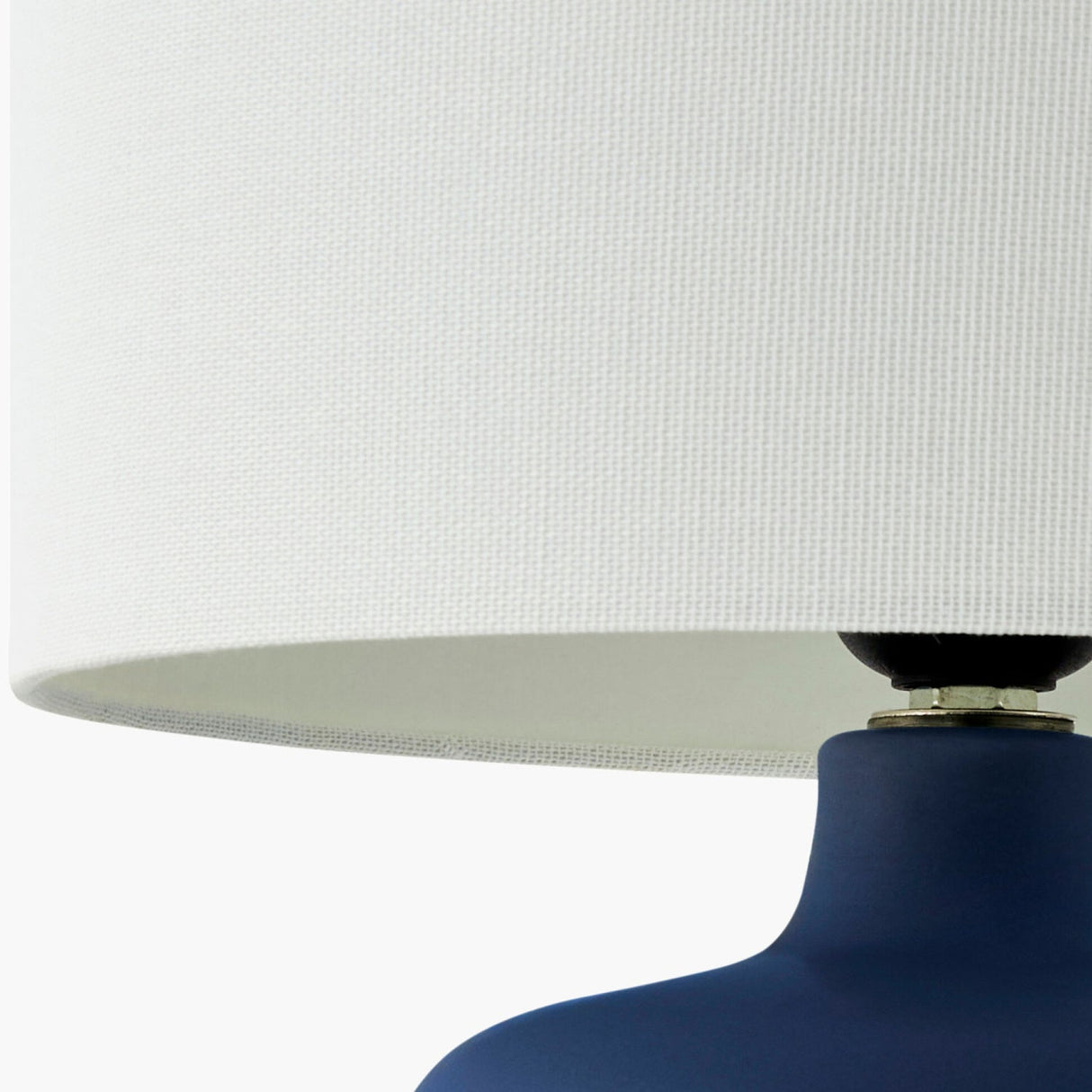 Modern European furniture - White Jute Ceramic Table Lamp - www.oroa.com