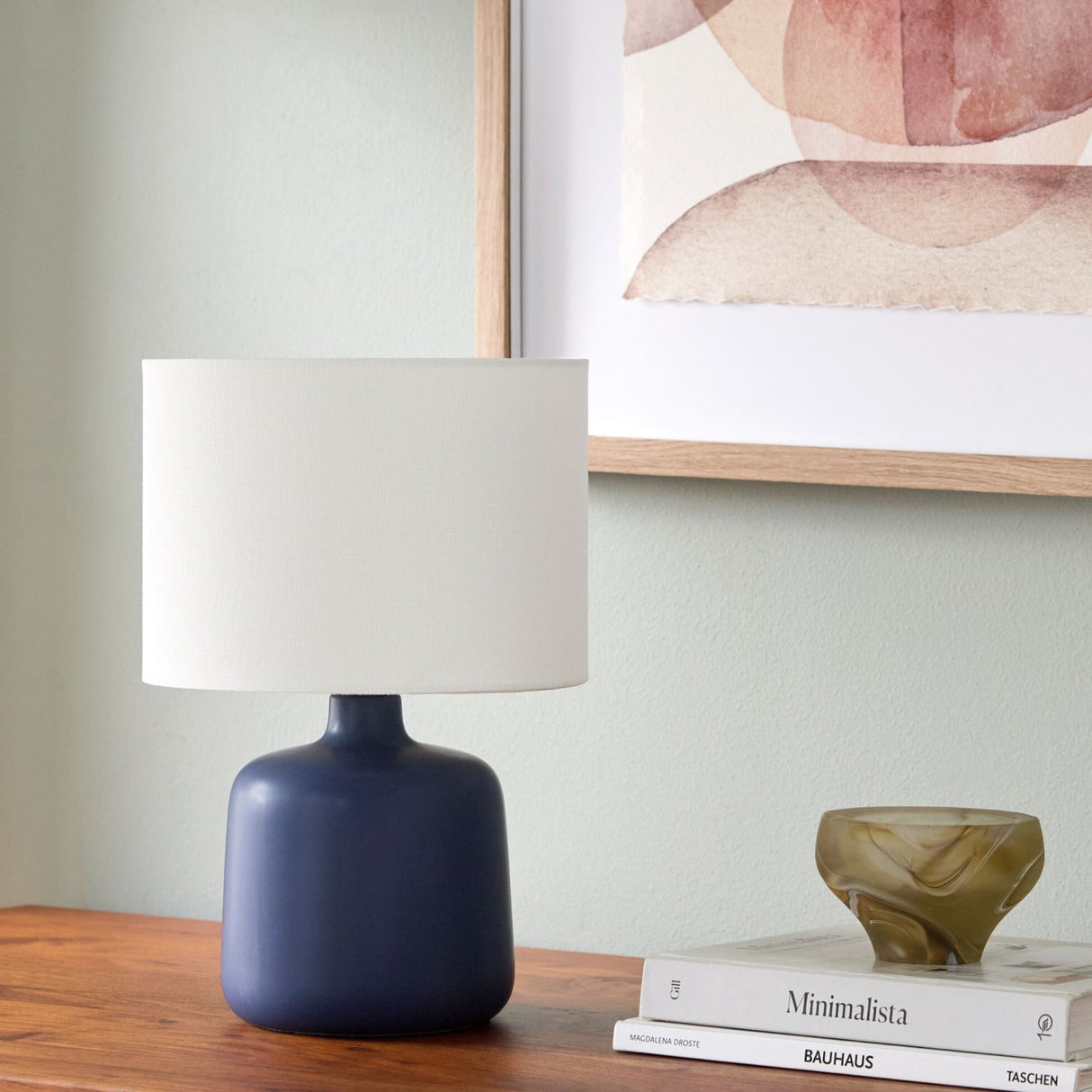 Modern European furniture - White Jute Ceramic Table Lamp - www.oroa.com