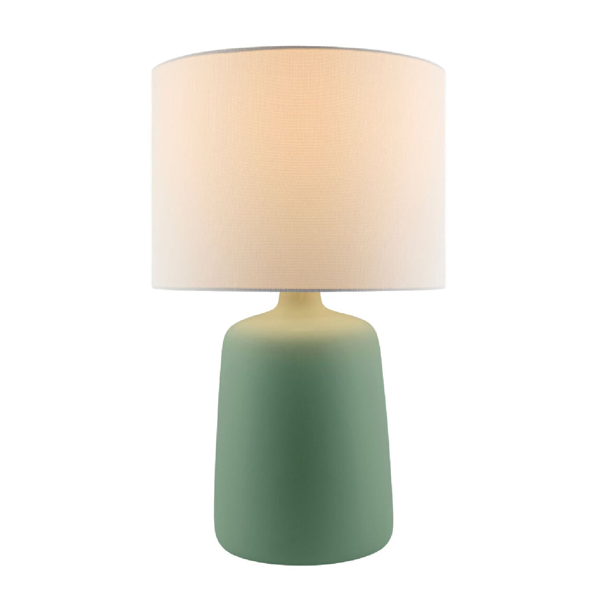 Modern European furniture - Ceramic White Linen Table Lamp - www.oroa.com