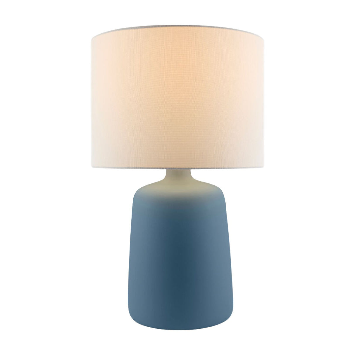 Modern European furniture - Ceramic White Linen Table Lamp - www.oroa.com