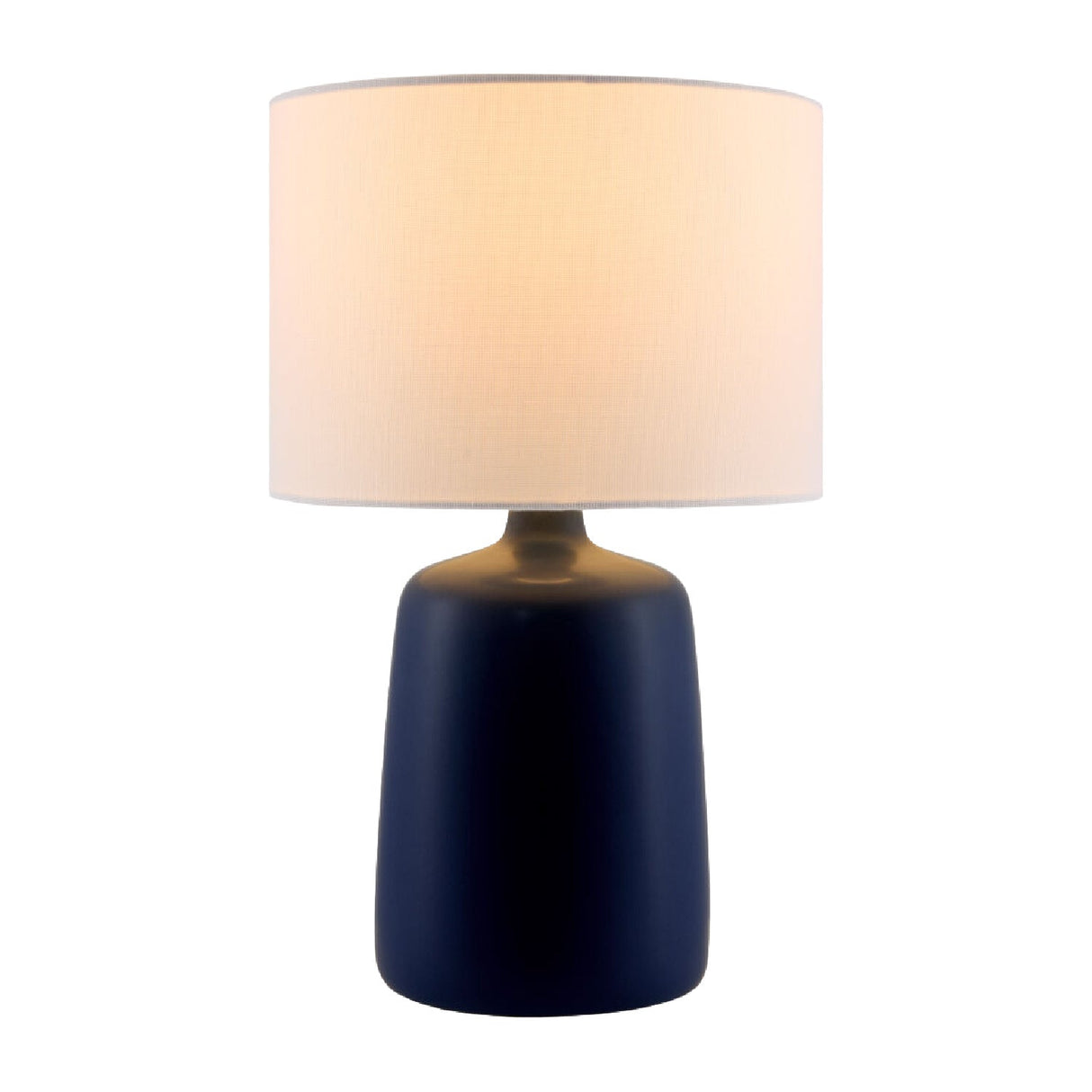 Modern European furniture - Ceramic White Linen Table Lamp - www.oroa.com