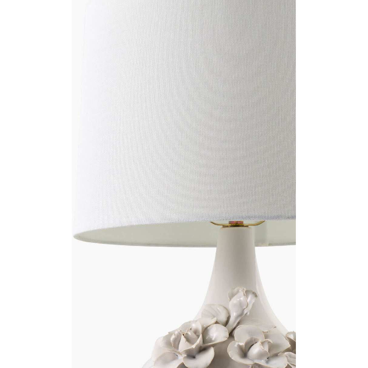 Glazed Cream Ceramic Table Lamp | Oroa.com