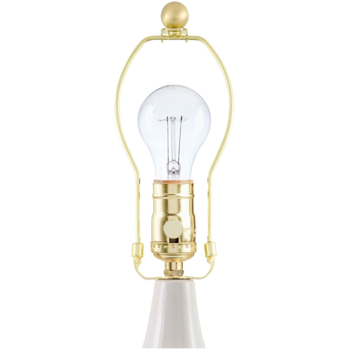 Modern European furniture - Glazed Cream Ceramic Table Lamp - www.oroa.com