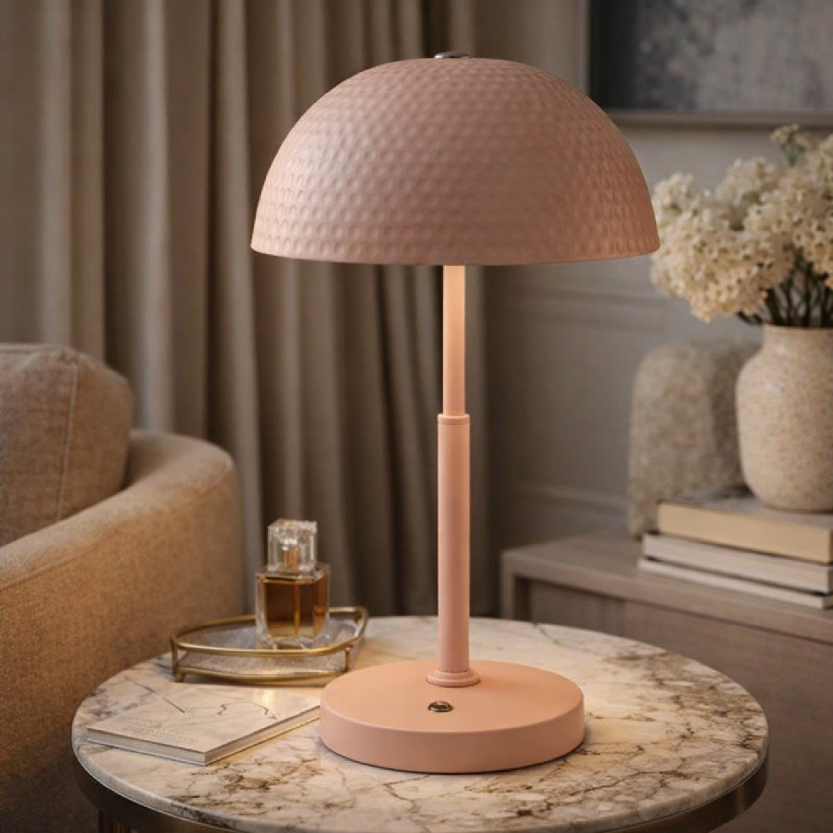 Modern European furniture - Metal Dome Accent Table Lamp - www.oroa.com