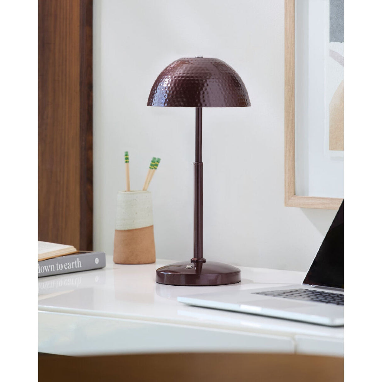 Modern European furniture - Metal Dome Accent Table Lamp - www.oroa.com