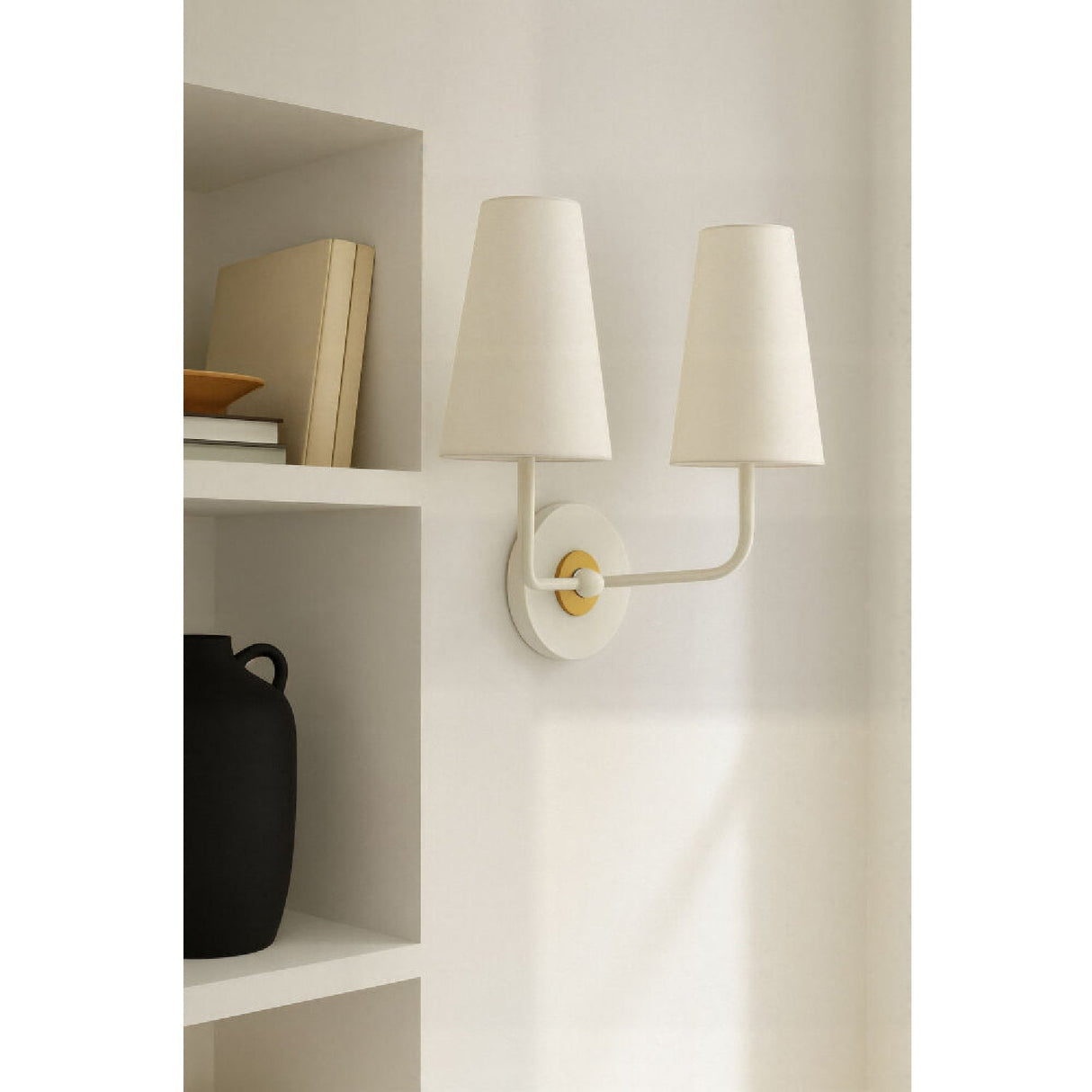 Modern European furniture - Elongated Dual-Shade Wall Lamp - www.oroa.com