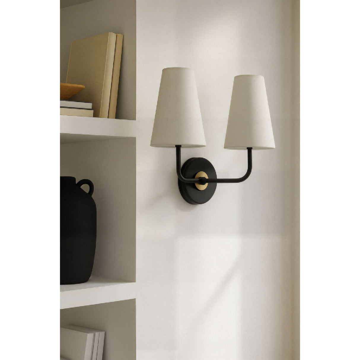 Elongated Dual-Shade Wall Lamp | Oroa.com