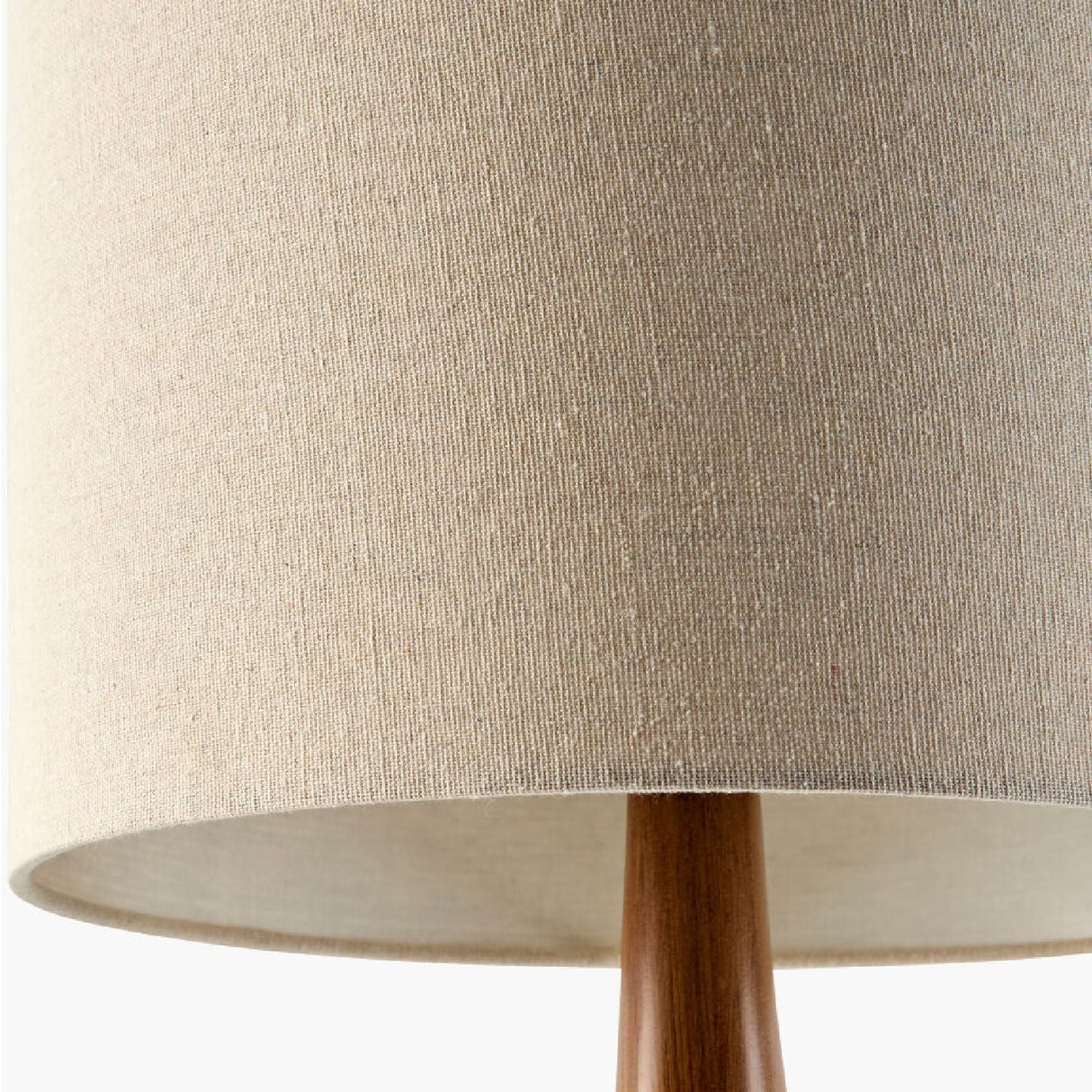 Modern European furniture - Cylindrical Linen Shade Floor Lamp - www.oroa.com